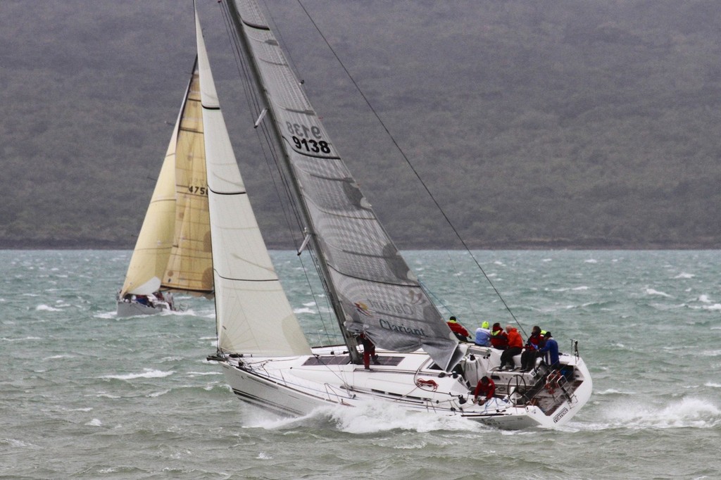 Leaping out of a big sea - RNZYS Winter Series - Final Race September 15, 2012 © Richard Gladwell www.photosport.co.nz